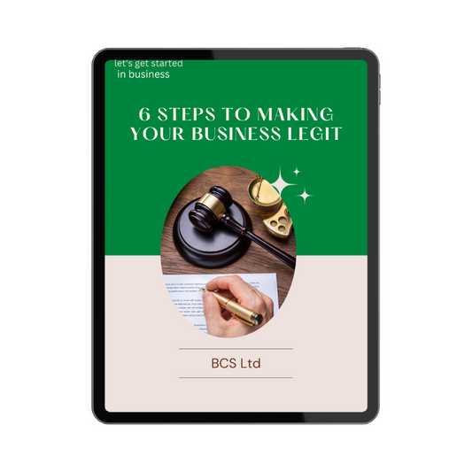 6 Steps To Making Your Business Legit